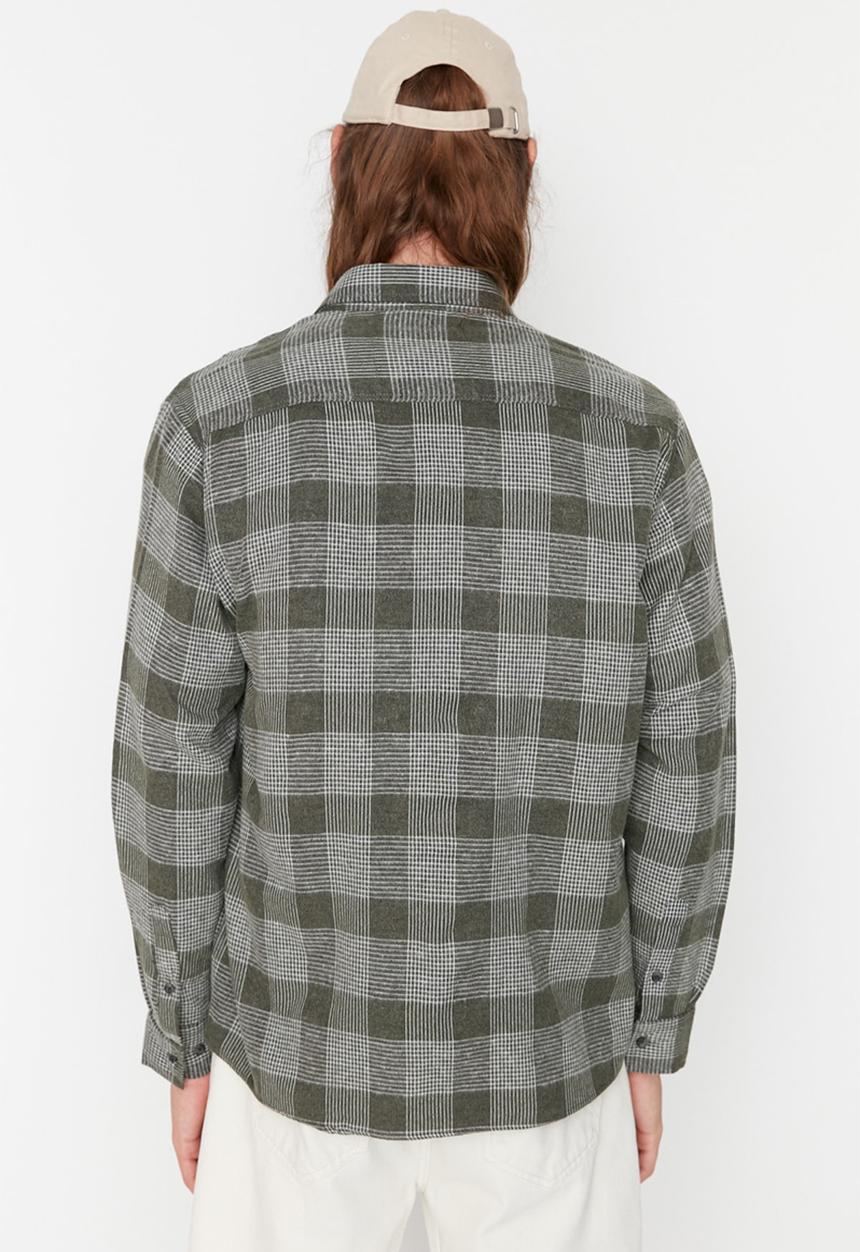 Trendyol - Check shirt - khaki