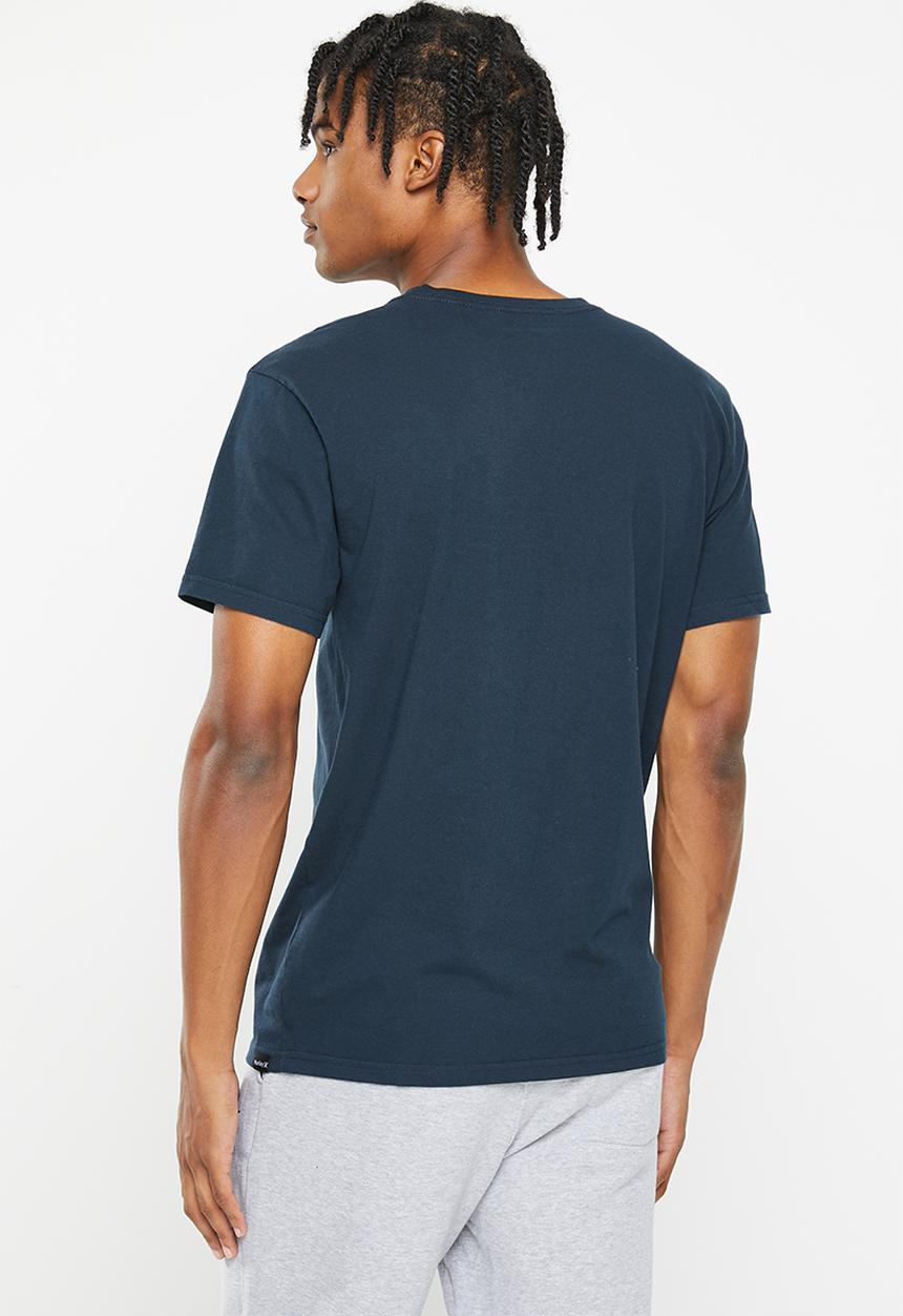 Hurley - Evd wsh one & only core T-shirt - navy & white 