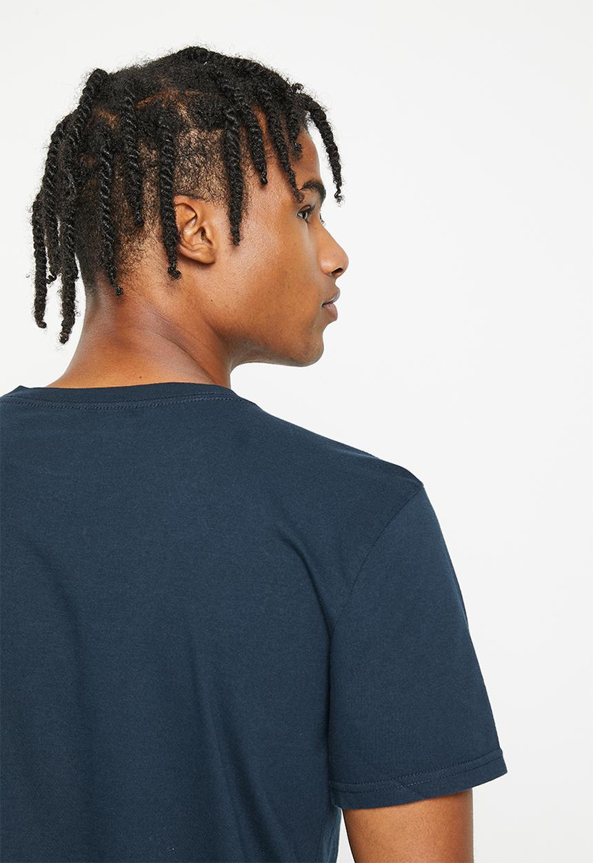 Hurley - Evd wsh one & only core T-shirt - navy & white 