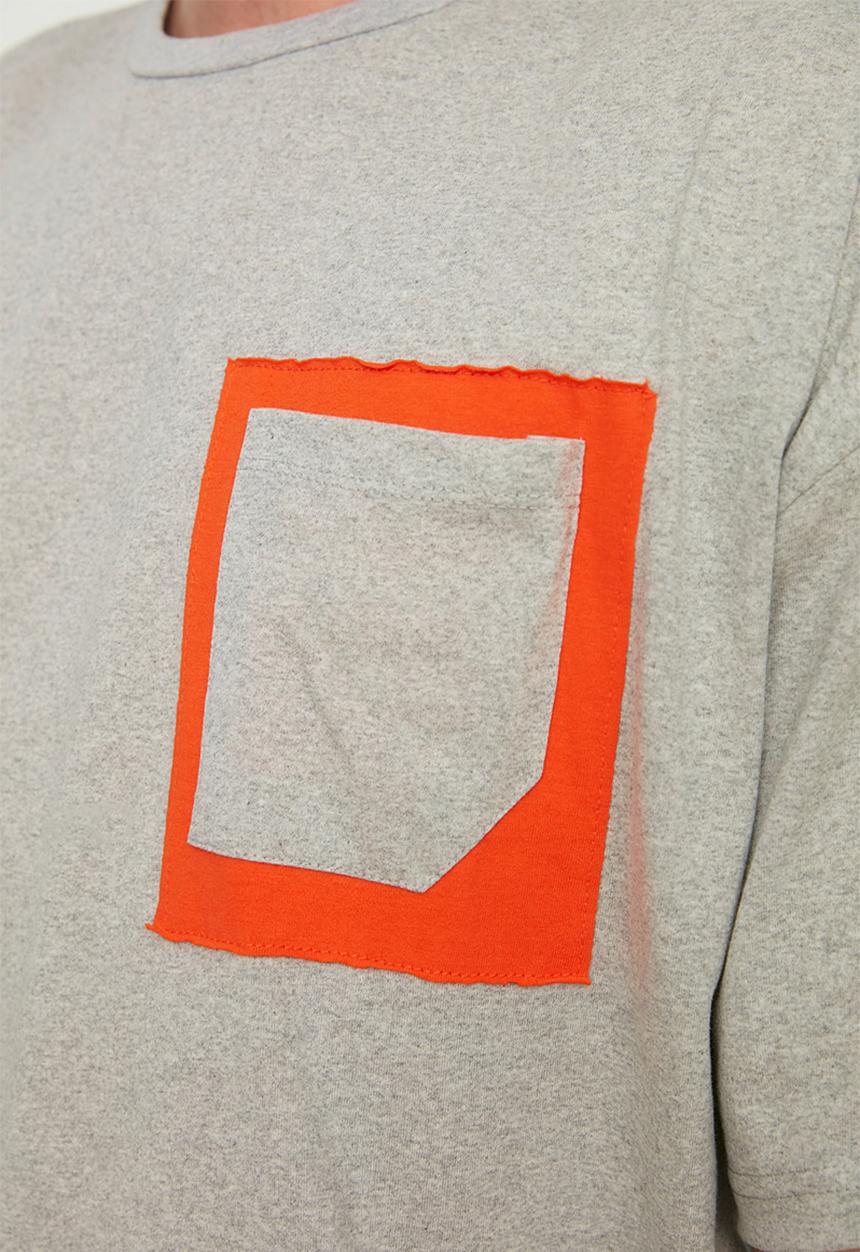 Trendyol - Pocket print T-shirt - grey