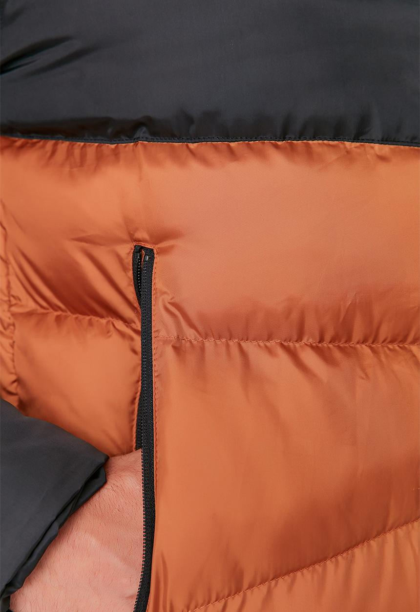 Trendyol - Colourblock puffer jacket - brown