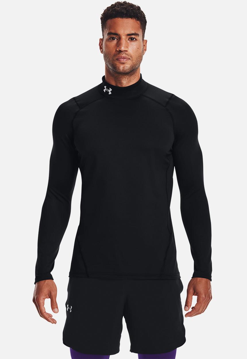 Under Armour - UA ColdGear® armour fitted mock ls baselayer - black