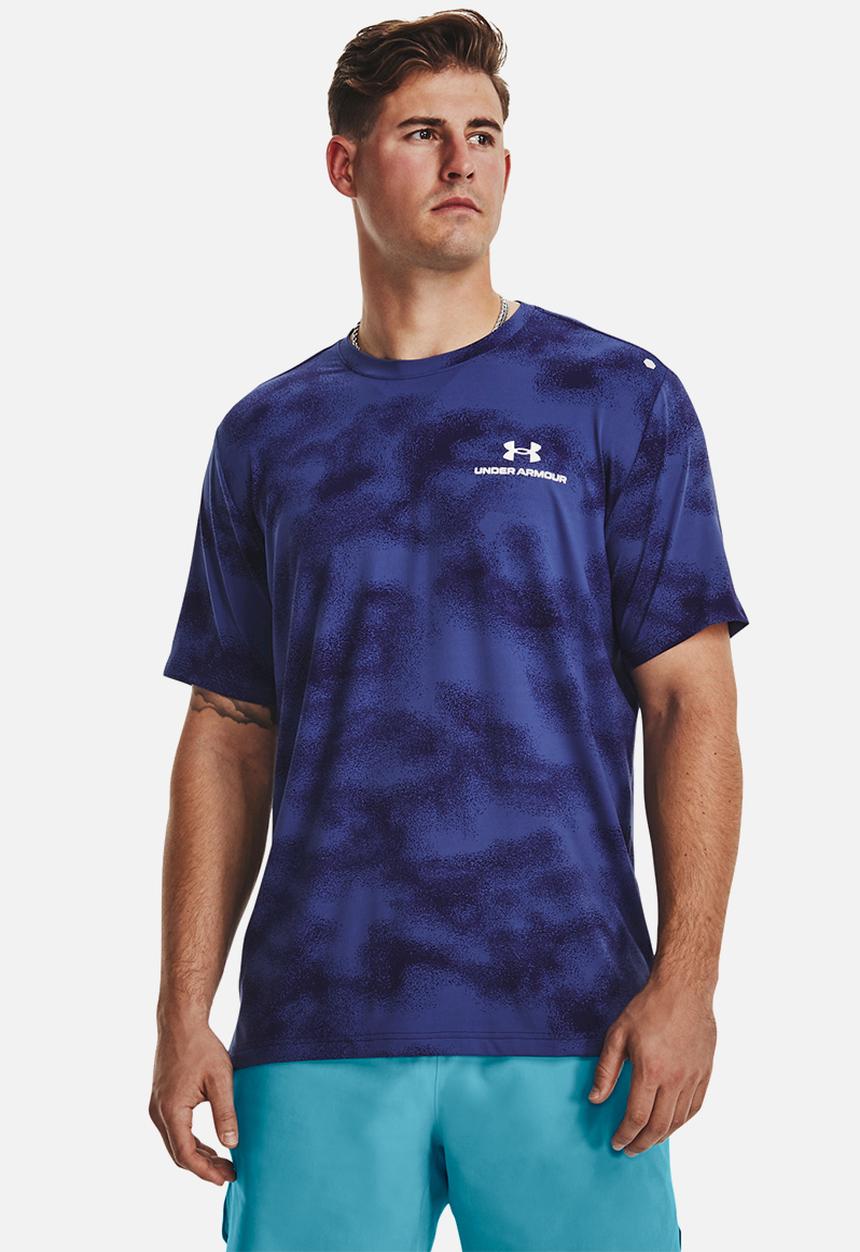 Under Armour - Ua rush energy print short sleeve - sonar blue