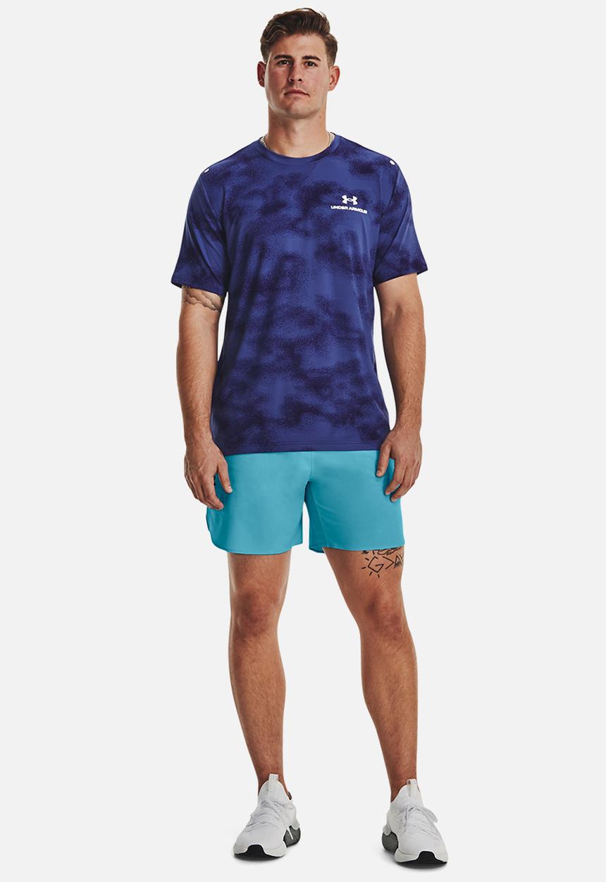 Under Armour - Ua rush energy print short sleeve - sonar blue