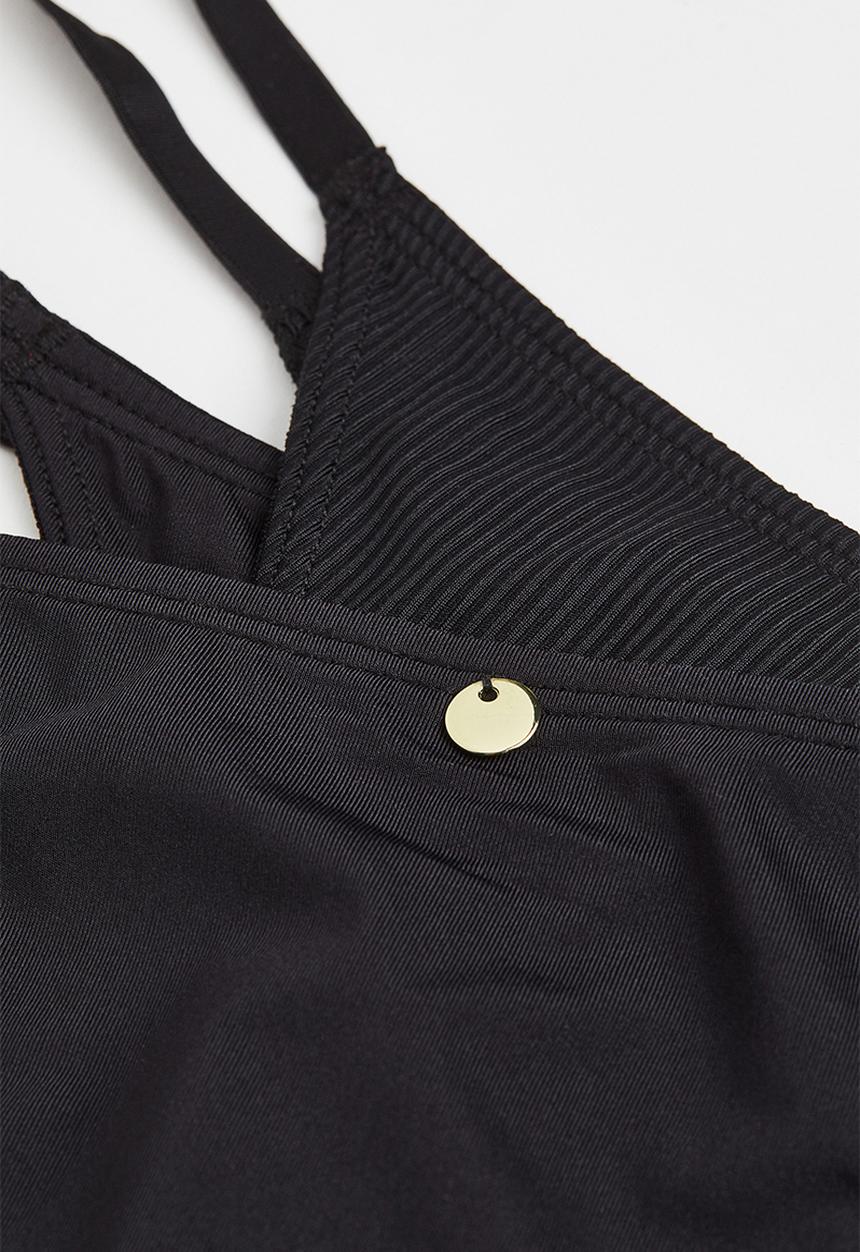 H&M - 3 Pack ribbed thong briefs - black