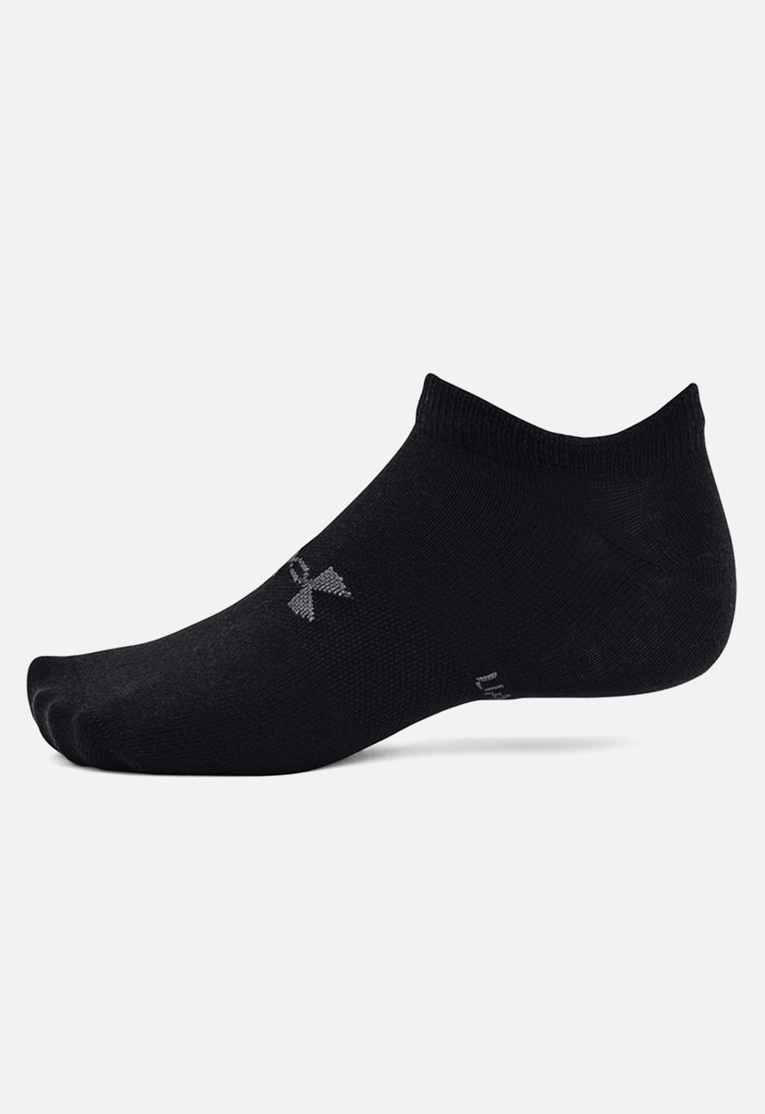 Under Armour - Ua essential no show 6pk - black/black/pitch gray