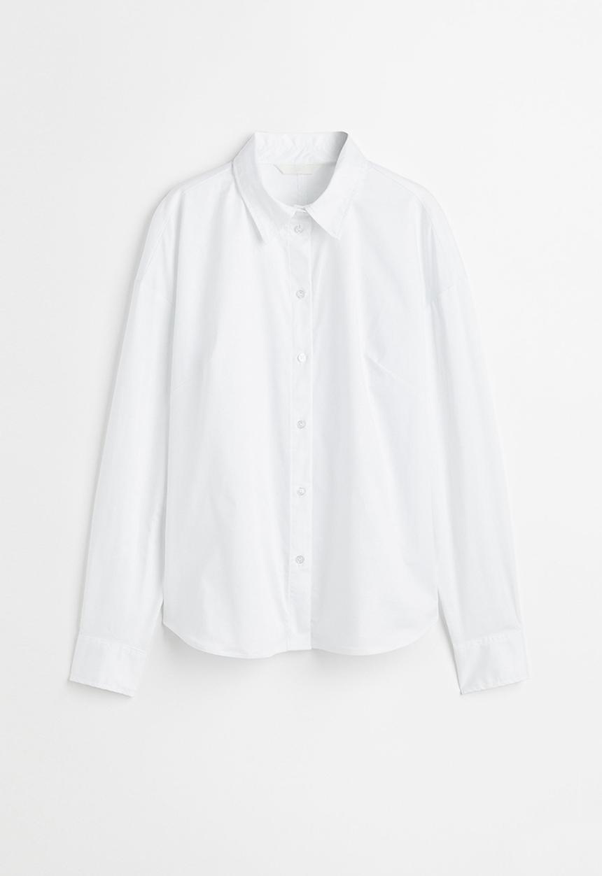 H&M - Cotton shirt - white