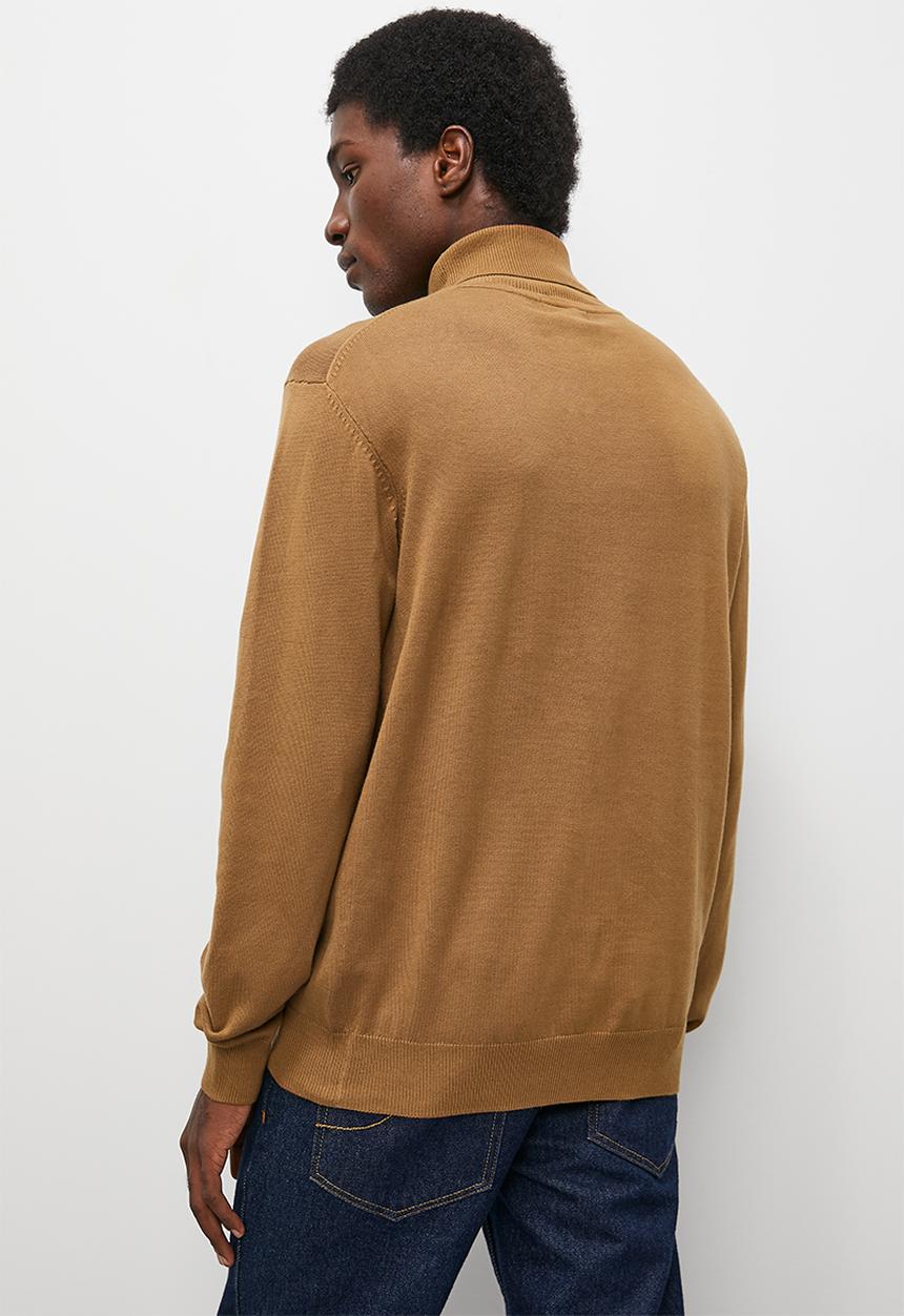 Superbalist - Basic l/s roll neck - caramel
