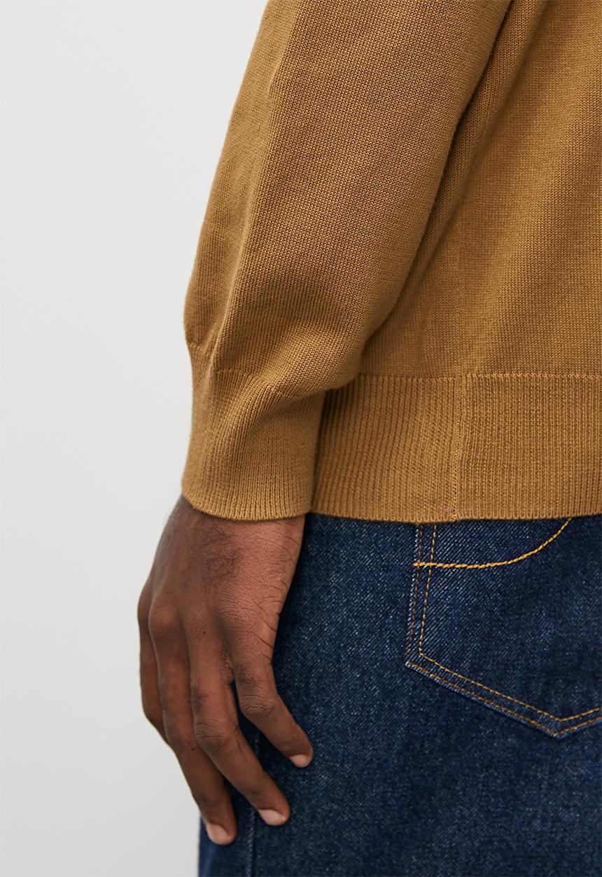Superbalist - Basic l/s roll neck - caramel