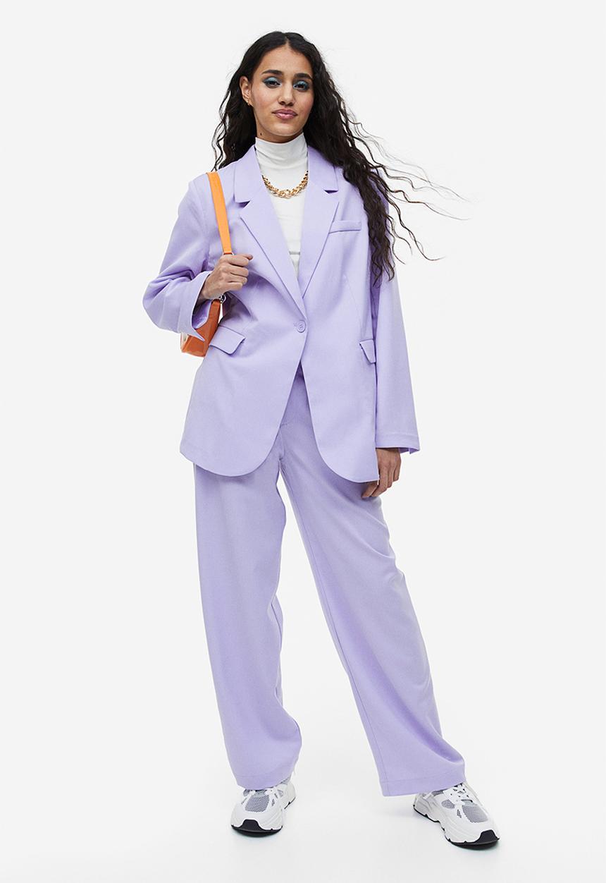H&M - Tailored trousers - light purple