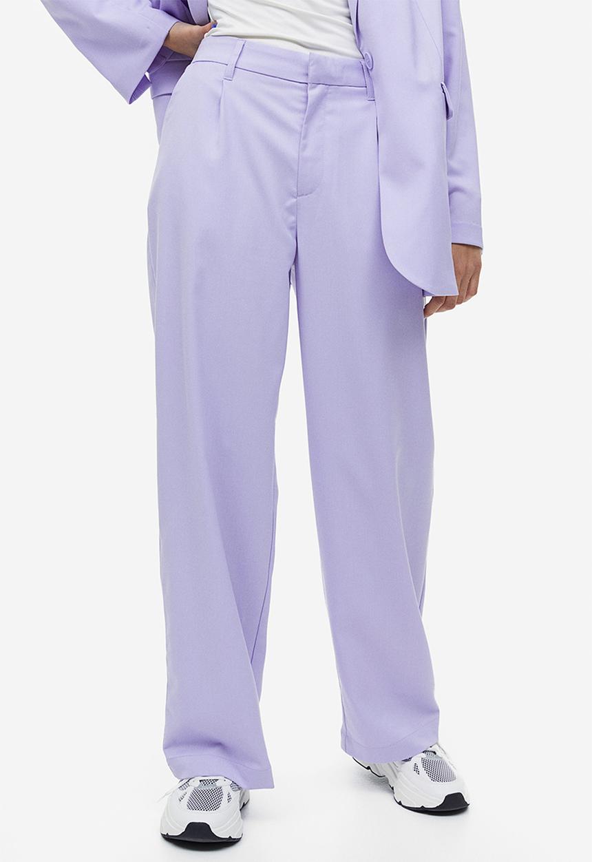 H&M - Tailored trousers - light purple