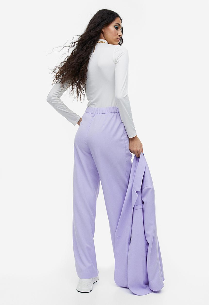 H&M - Tailored trousers - light purple
