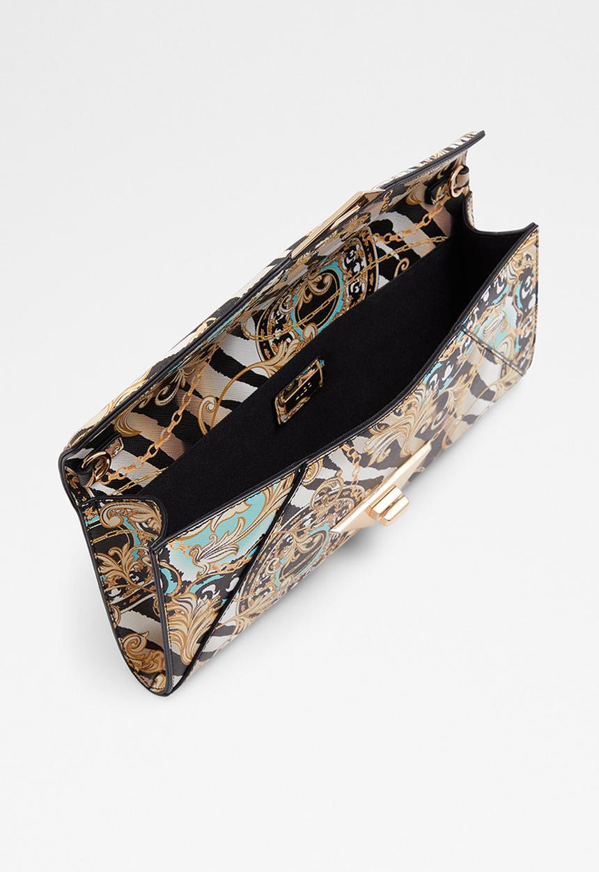 ALDO - Tei clutch bag - black multi