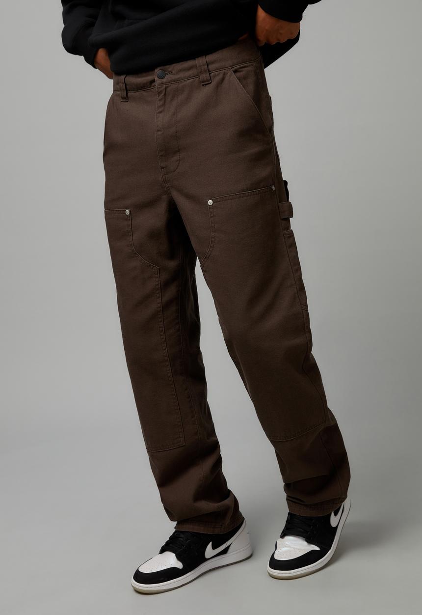 Factorie - Double knee carpenter pant - choc torte