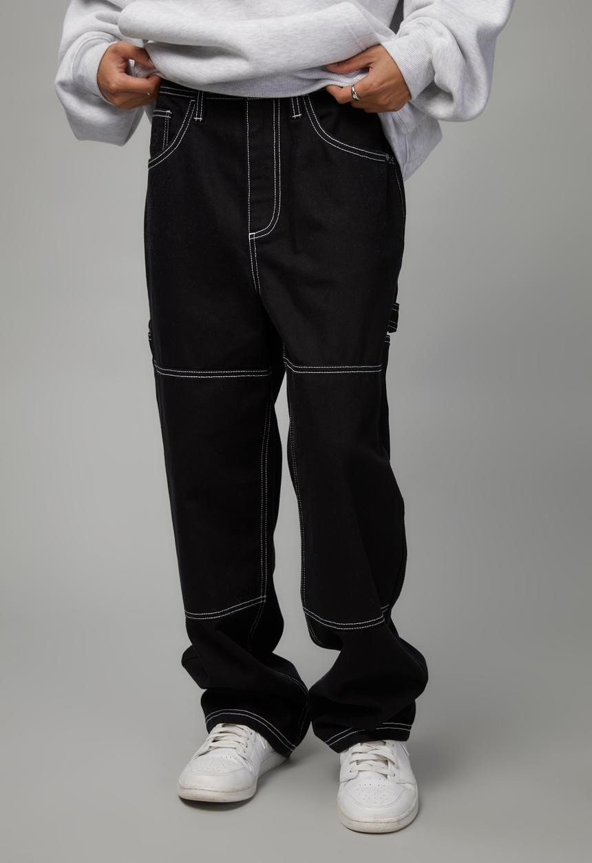 Factorie - Clean baggy jean - deep black