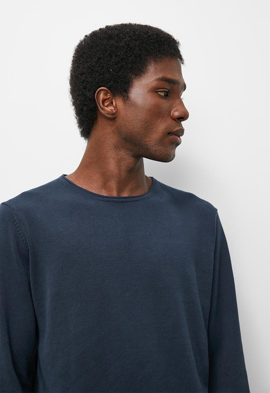 Superbalist - Slim fit l/s crew neck knit - navy