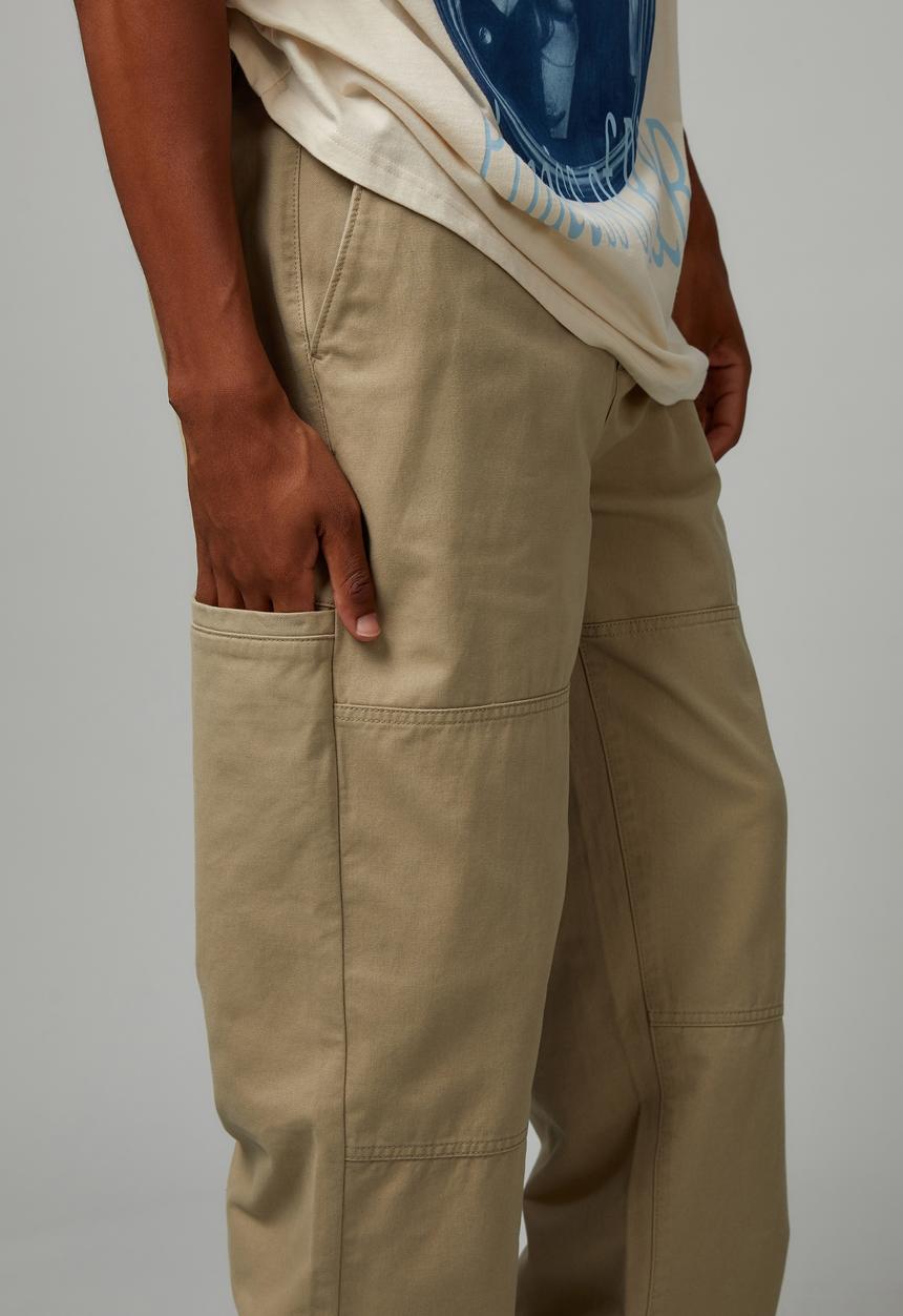 Factorie - Baggy skate work pant - light stone