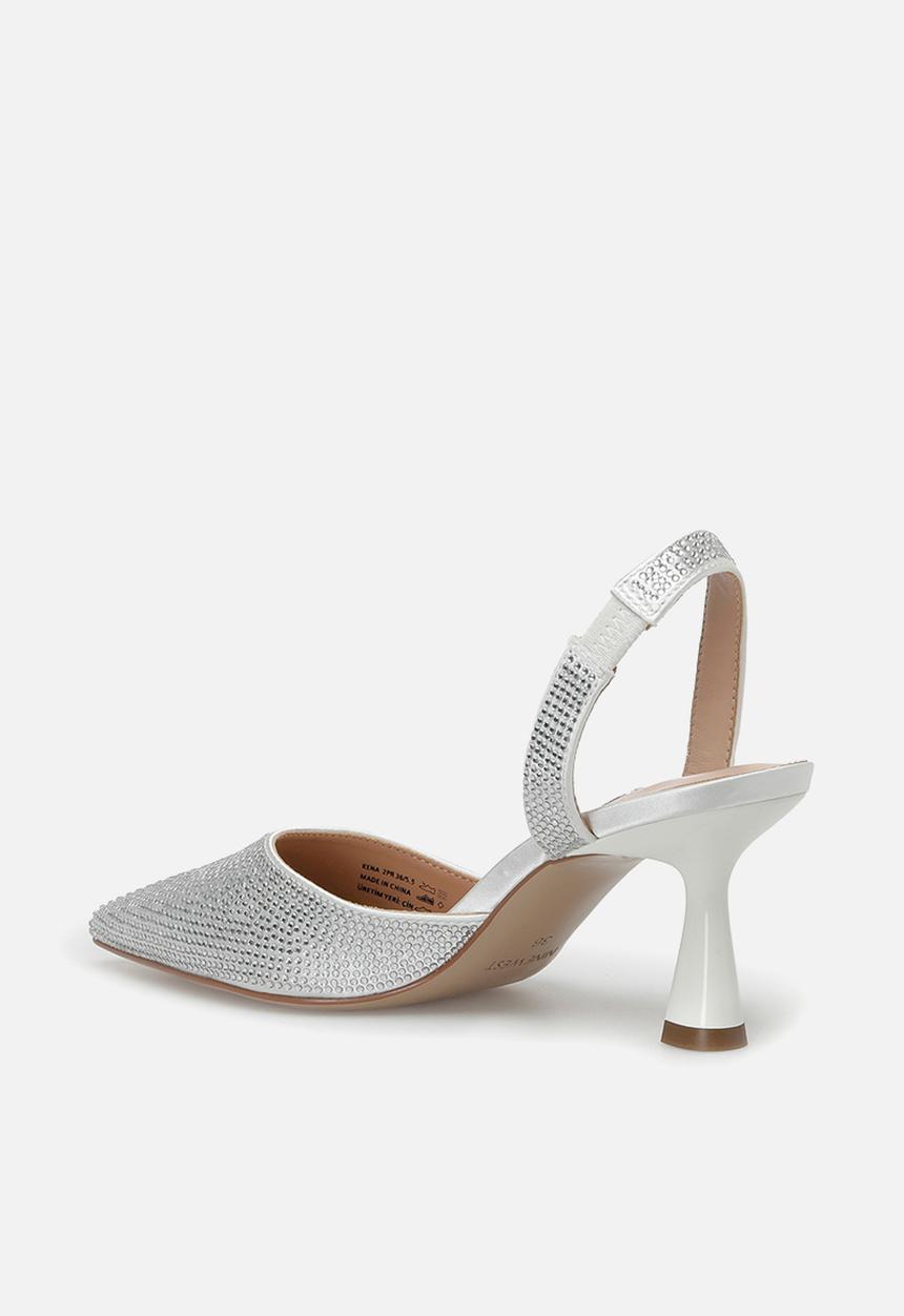 Nine West - Kena court heel - off white