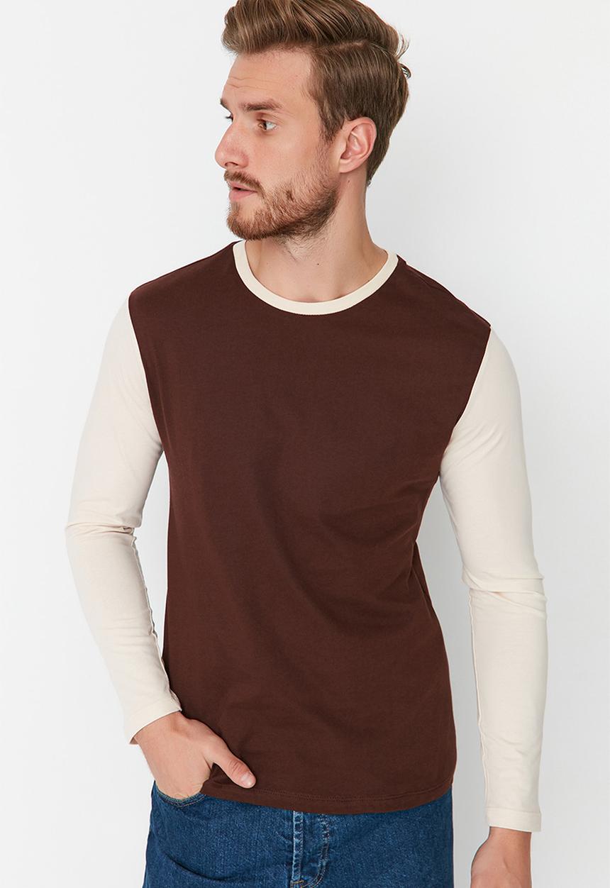 Trendyol - Baseball essential long sleeve - brown