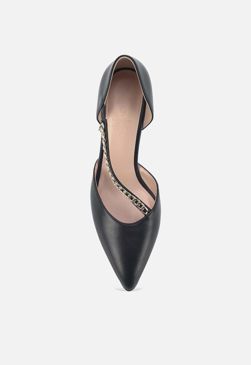 Nine West - Reynan court heel - black