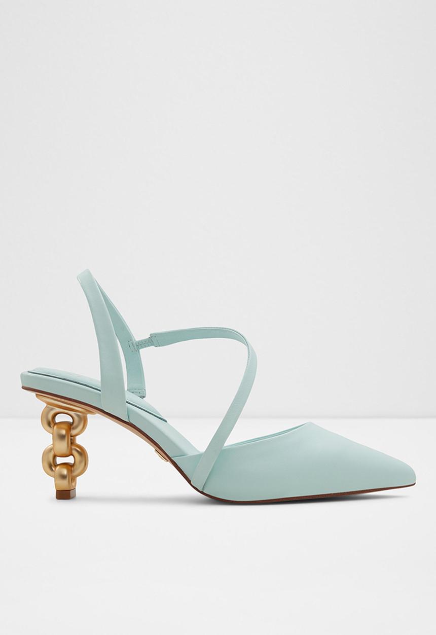 ALDO - Selda leather court heel - other green