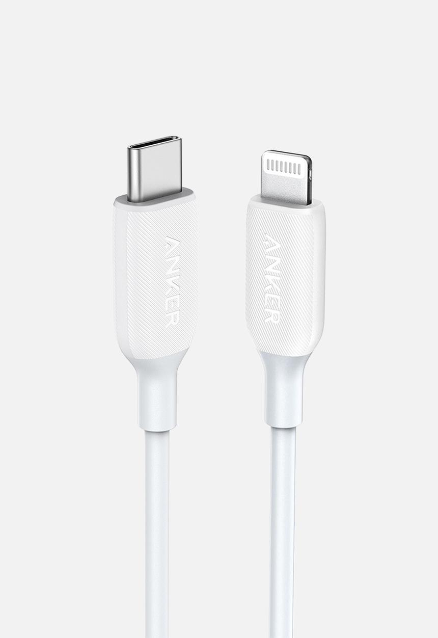 Anker - PowerLine III USB-C to Lightning Cable- White