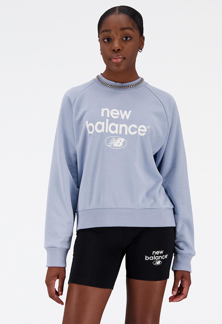 New Balance  - Nb essentials essentials re-imagined crew - light arctic grey