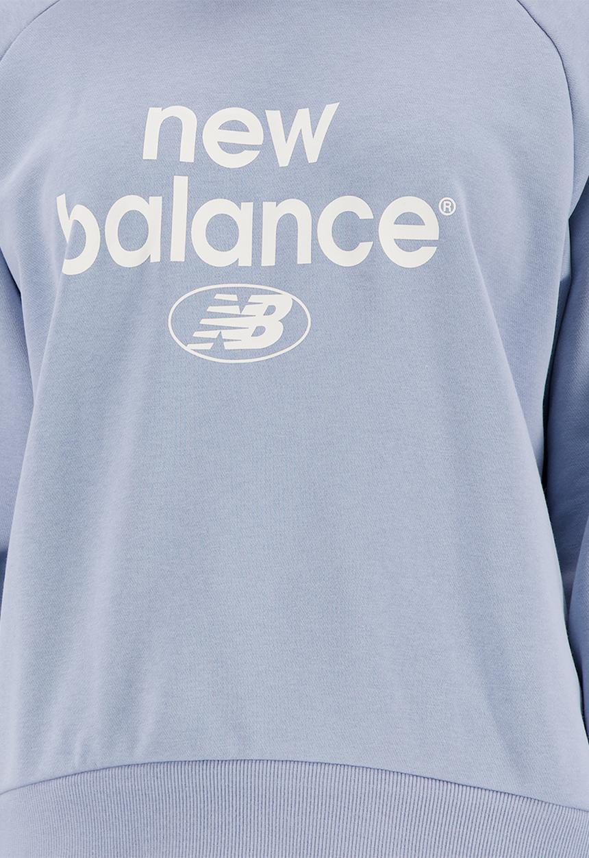New Balance  - Nb essentials essentials re-imagined crew - light arctic grey