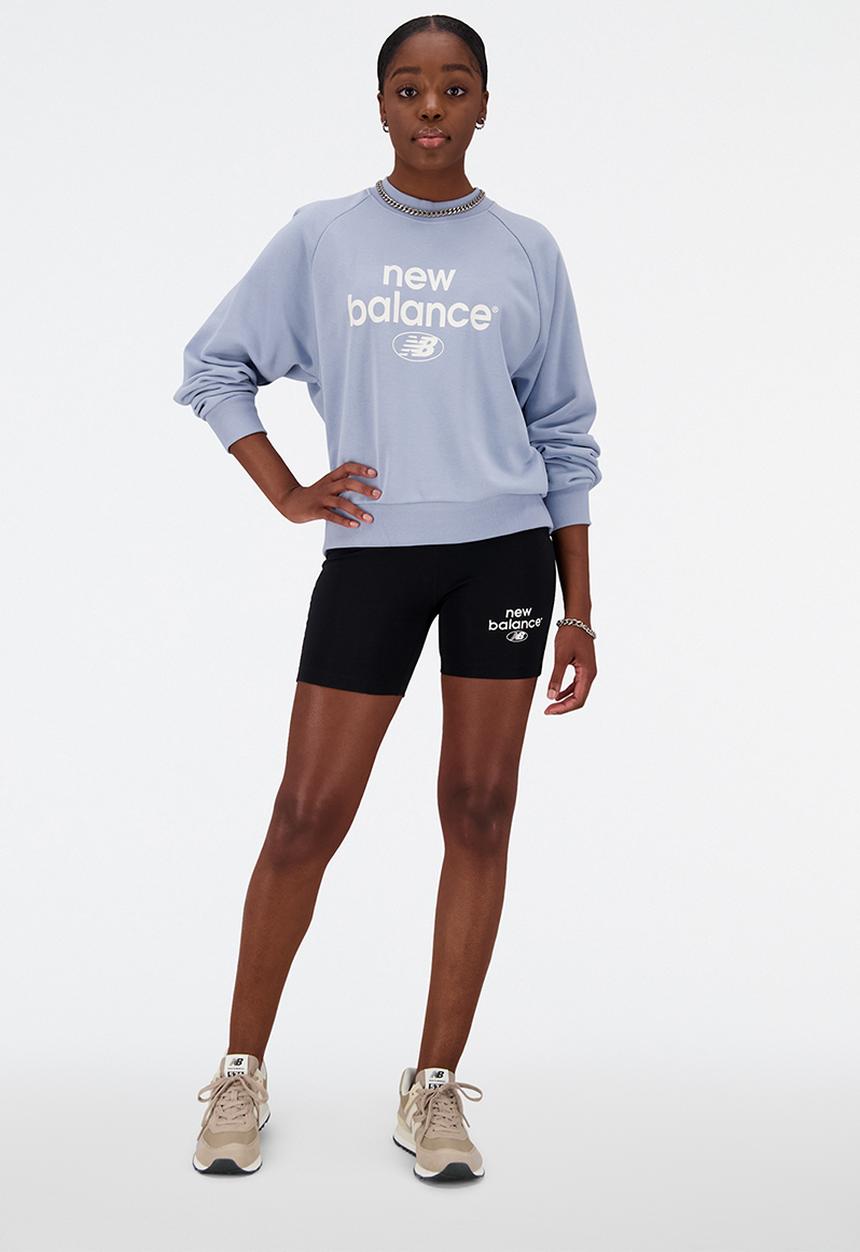 New Balance  - Nb essentials essentials re-imagined crew - light arctic grey