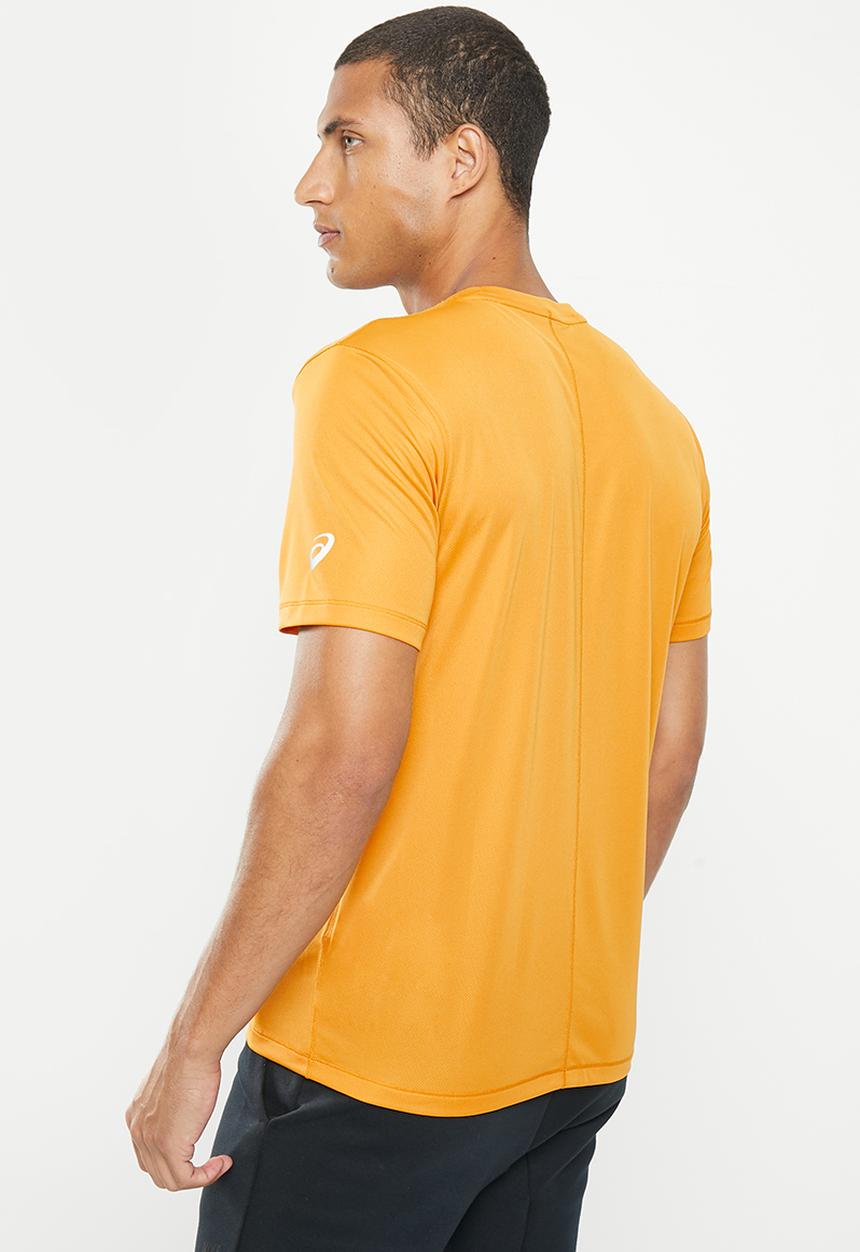 ASICS - Fujitrail logo short sleeve top - sandstorm