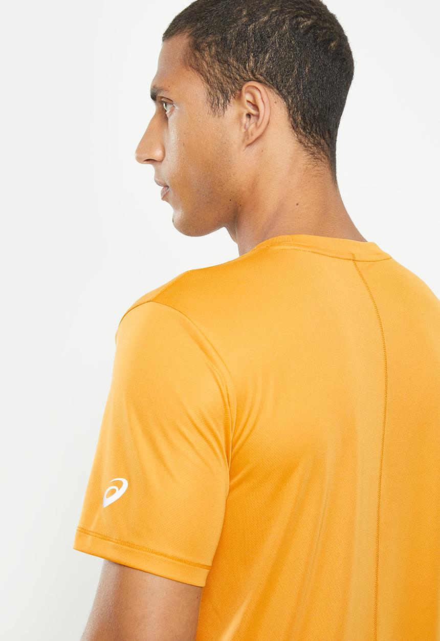 ASICS - Fujitrail logo short sleeve top - sandstorm