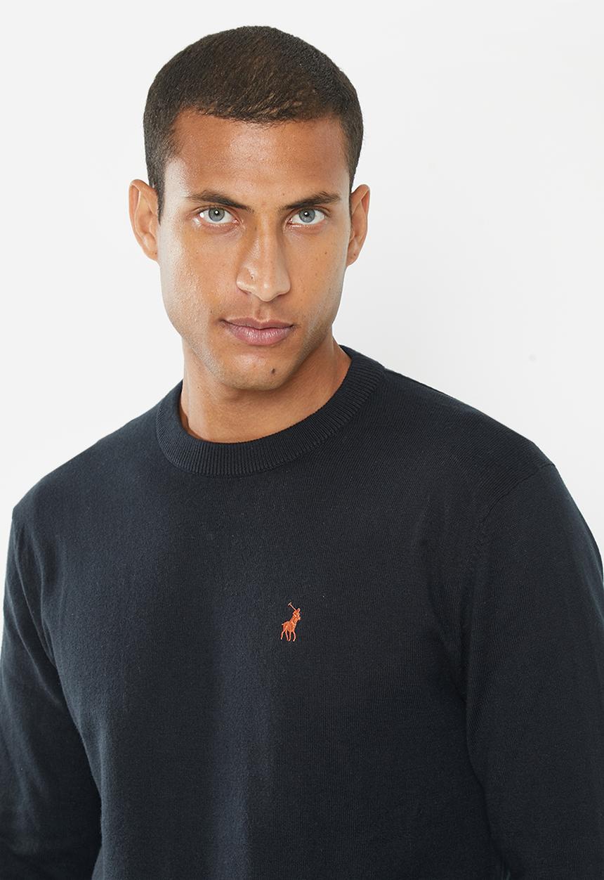 POLO - Mens crew neck long sleeve knitwear - navy