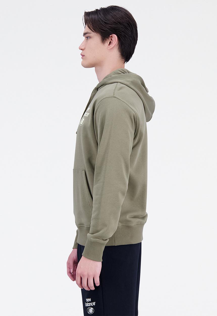 New Balance  - Nb essentials essentials re-imagined hoodie - covert green