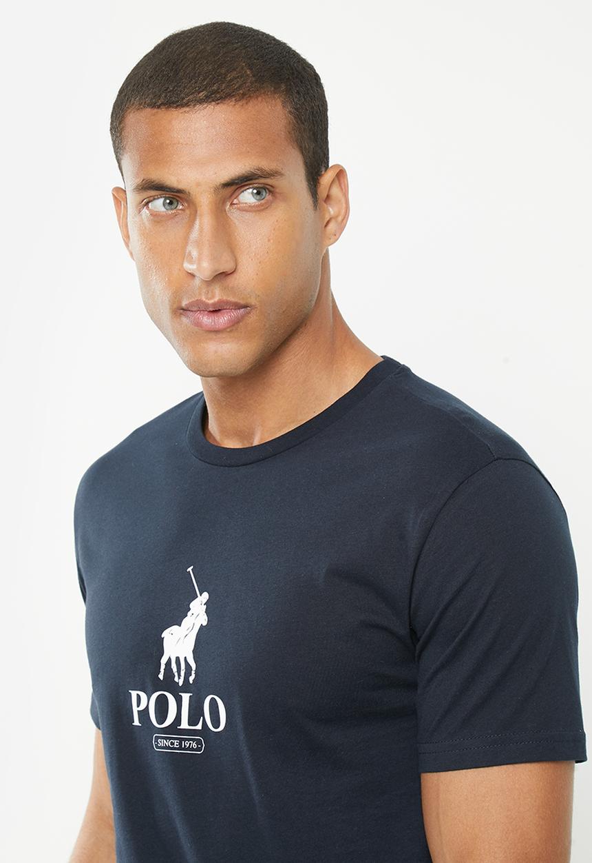 POLO - Mens logo short sleeve tee - navy