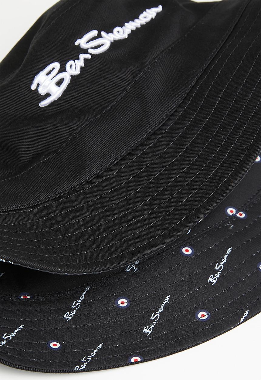 Ben Sherman - Deepy bucket hat - black