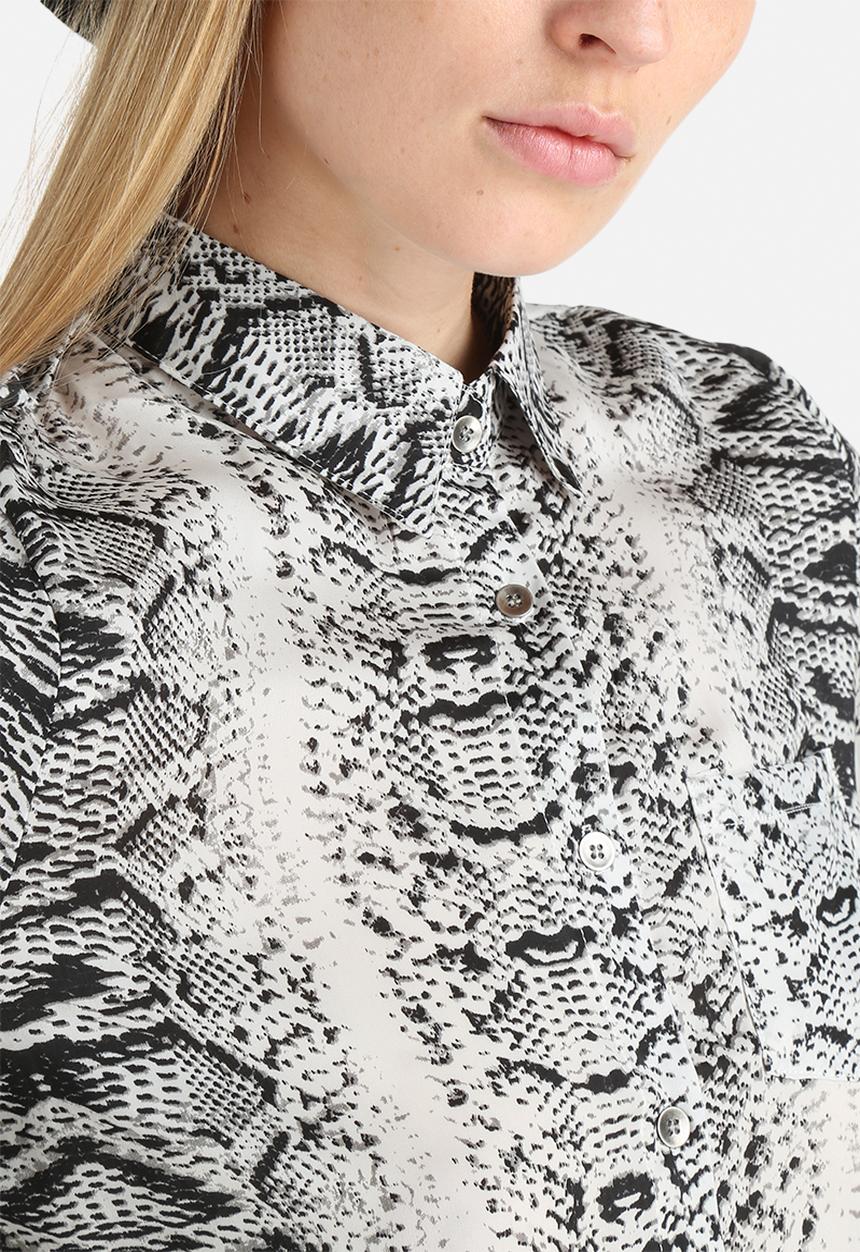Goldie - Olivia Python Print Blouse