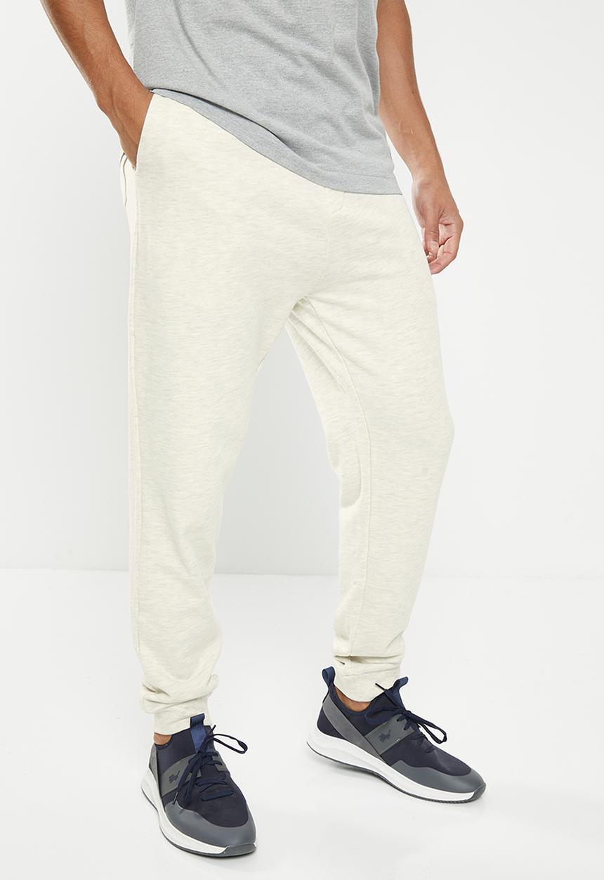 POLO - Men sport cuffed jogger - stone