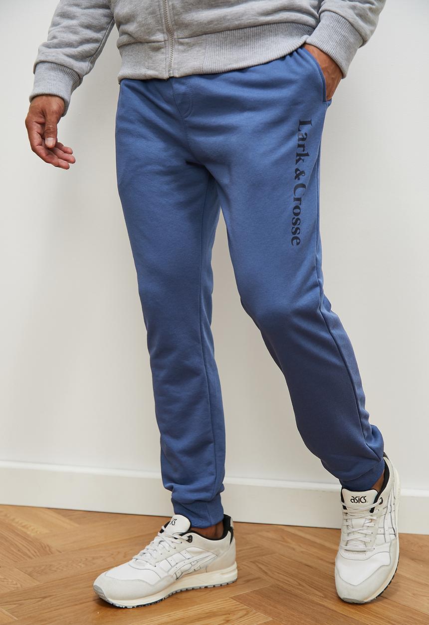 Lark & Crosse - Eldy slimfit sweat pants - Dark blue
