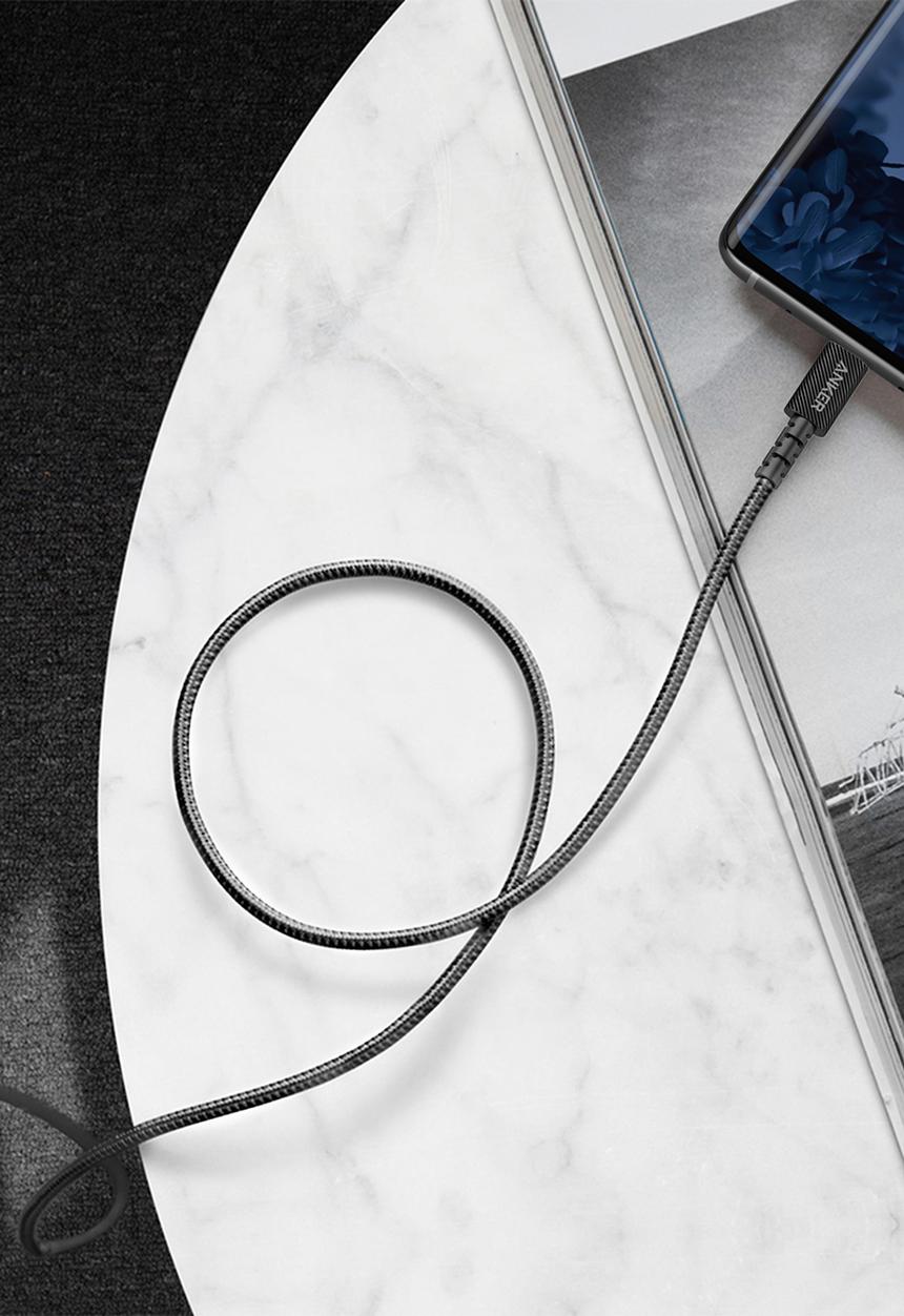 Anker - PowerLine Select+ USB-C to USB-A Cable-Black