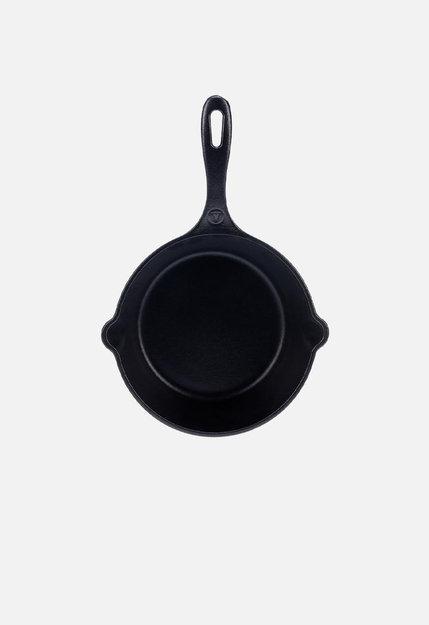 Victoria - 1.9L Cast iron saucepan - black enamelled