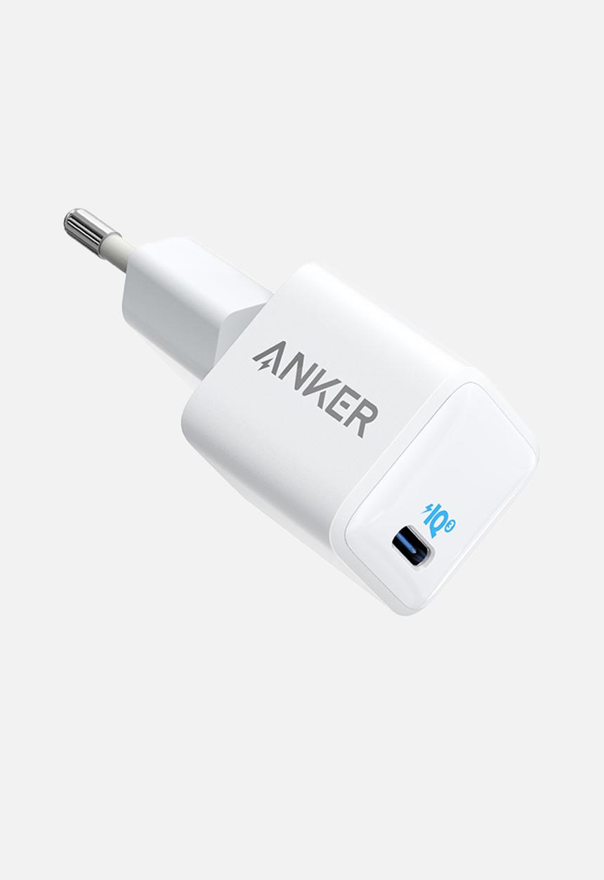 Anker - PowerPort III Nano USB-C Wall Charger 20W-White