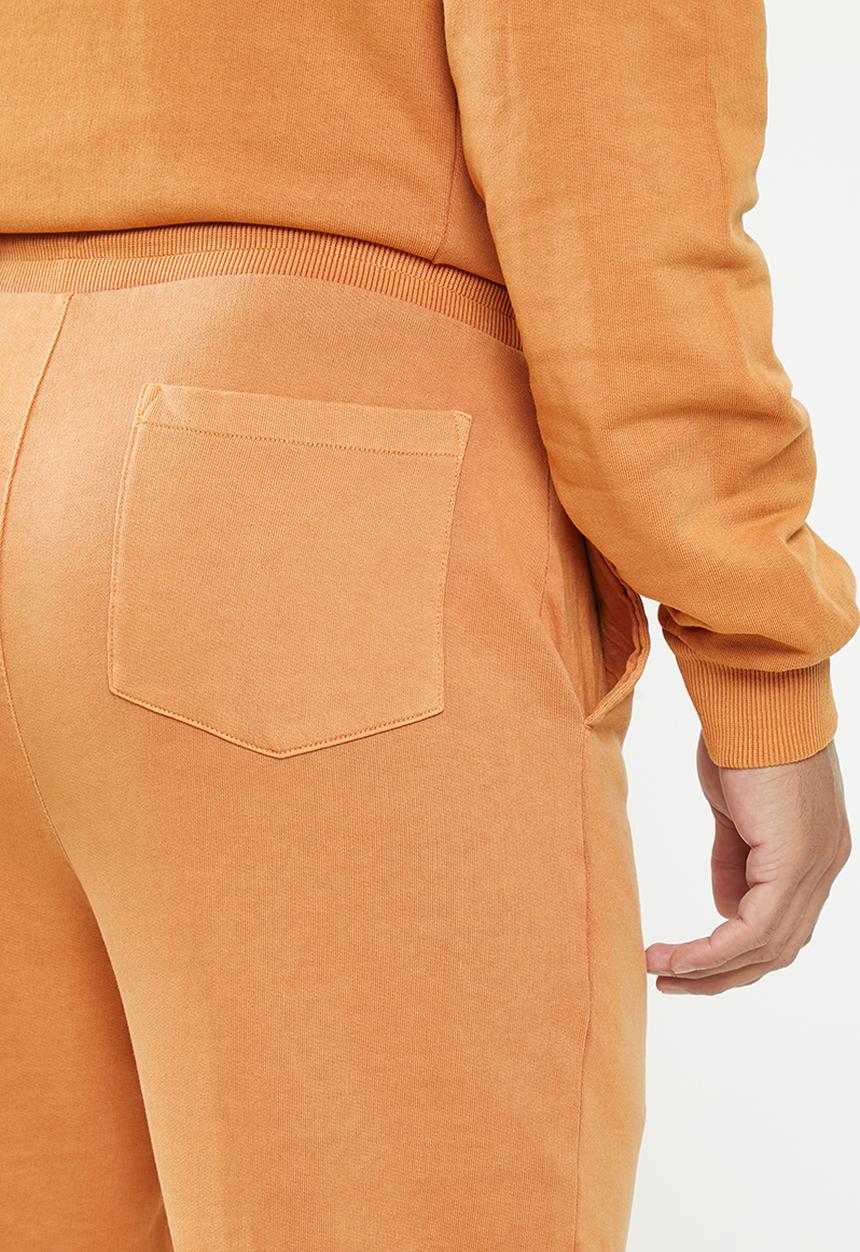POLO - Men pjc overdyed sweat pants - camel