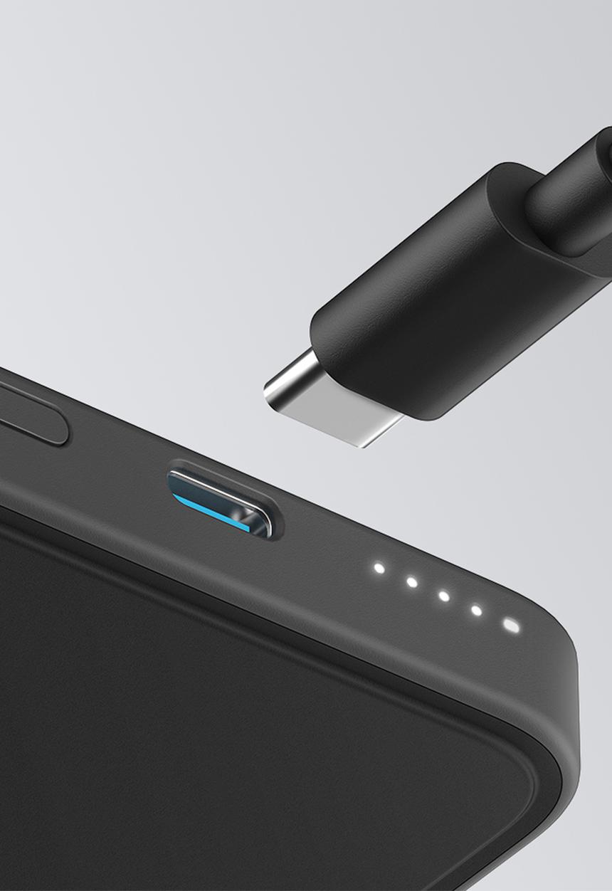 Anker - Magnetic Battery (MagGo) Portable Charger for iPhone 14/13/12-Black