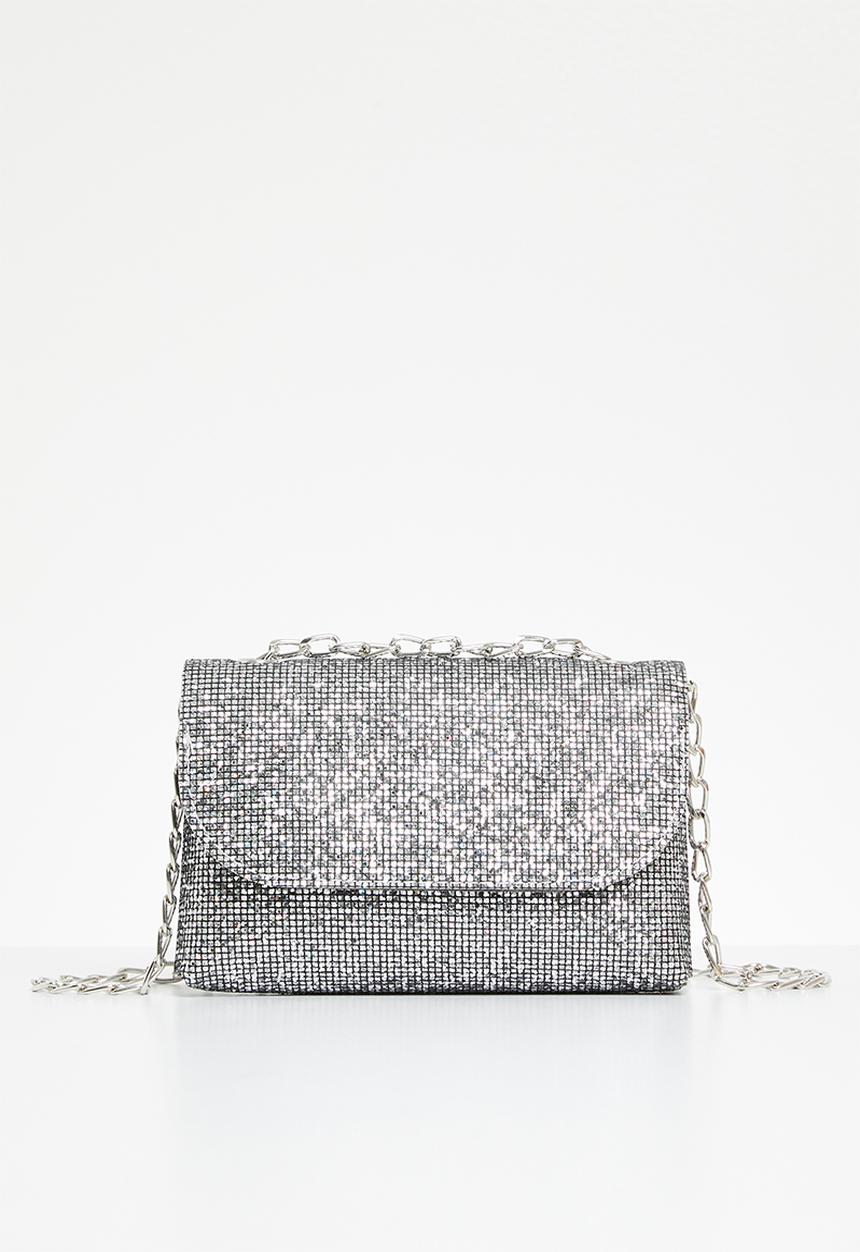MILLA - Danna clutch bag - silver