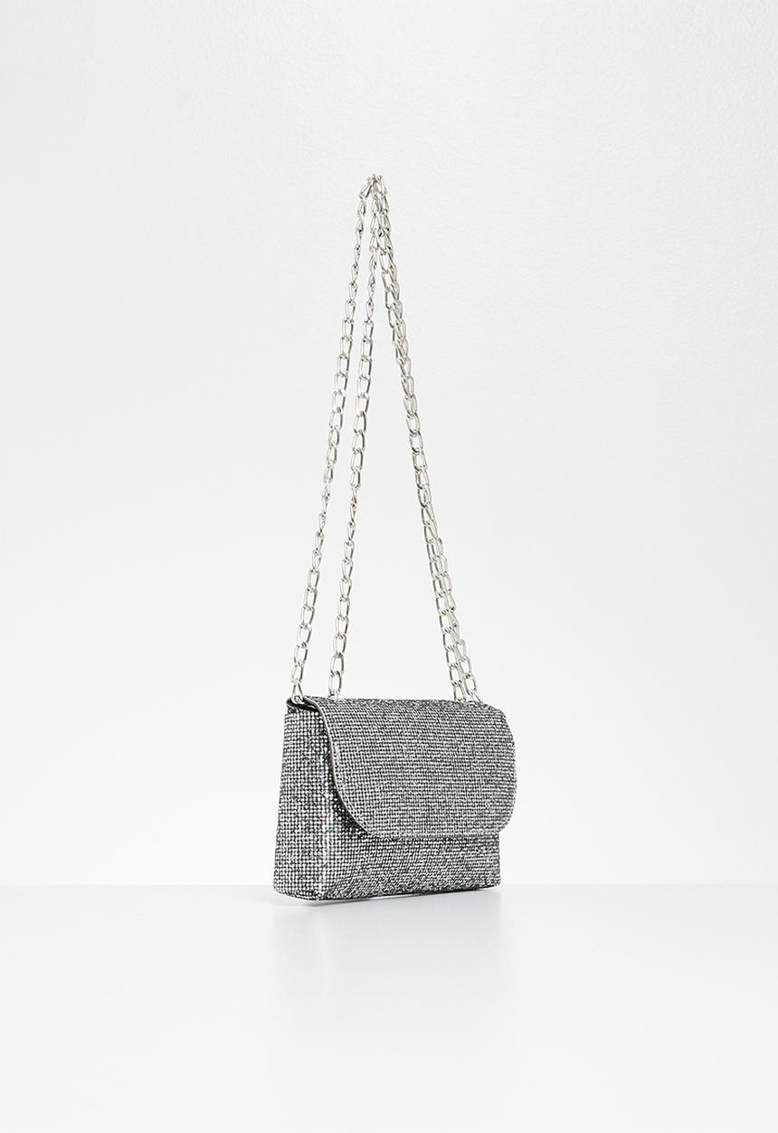 MILLA - Danna clutch bag - silver