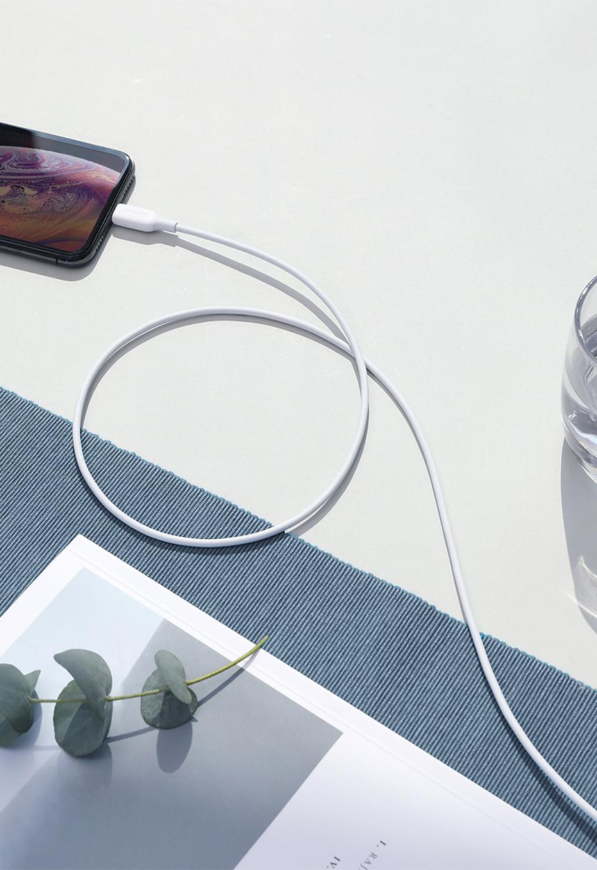 Anker - PowerLine III Lightning Cable- White