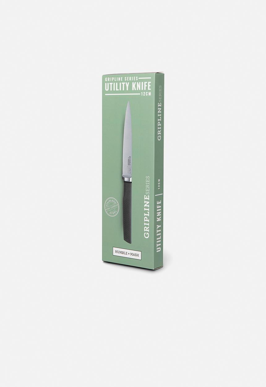 Humble & Mash - Gripline series utility knife 12cm - black