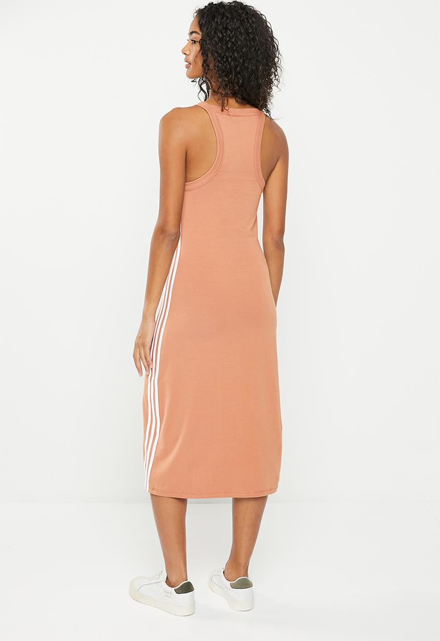 adidas Originals - Long tank dress - clay strata