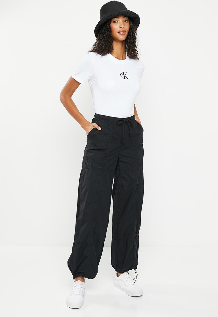Calvin Klein - Monologo slim fit tee - white