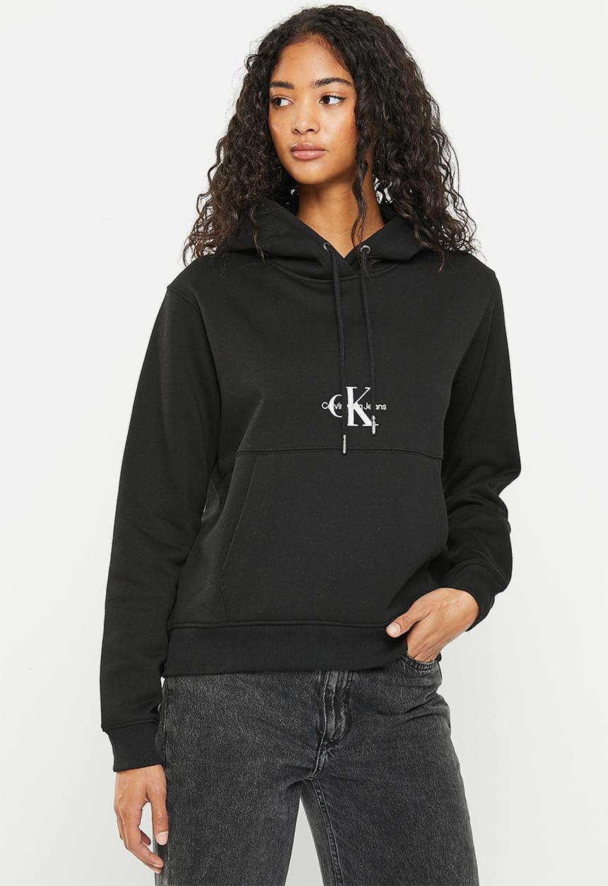 Calvin Klein - Monologo hoodie - ck black